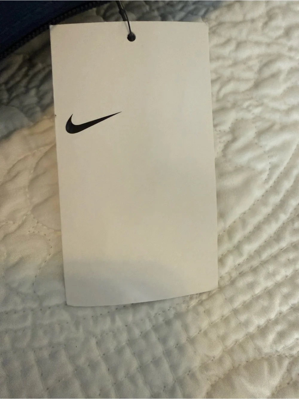 Nike Navy and Black Backpack with White Swoosh and Number 15
